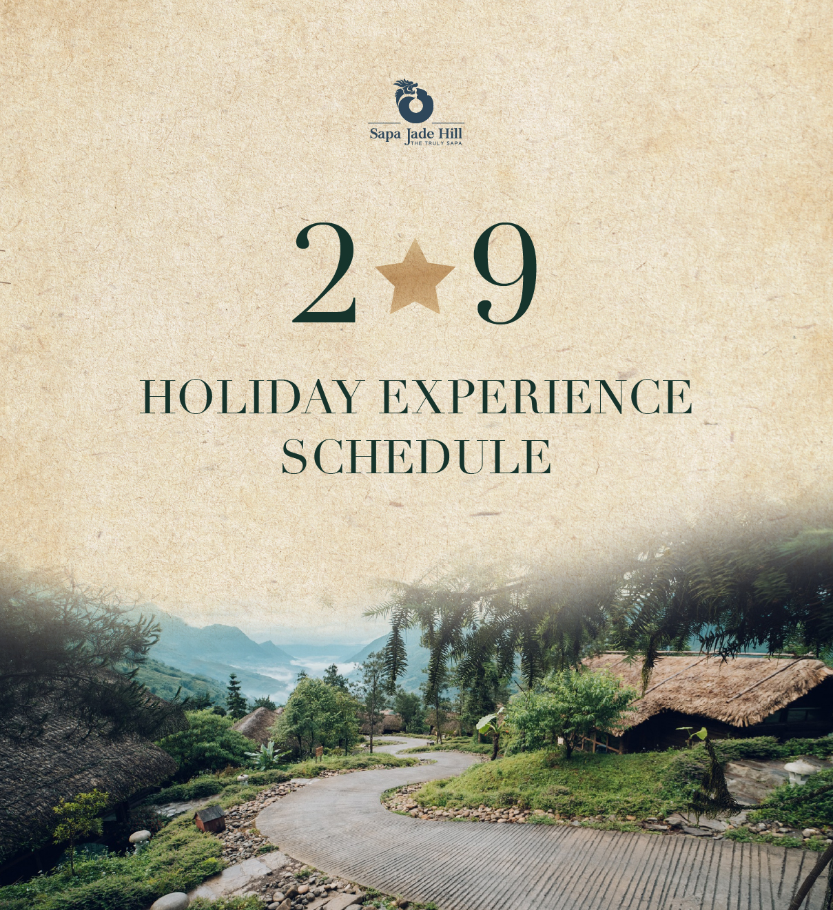 HOLIDAY EXPERIENCE SCHEDULE 2/9